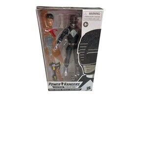 Hasbro Mighty Morphin Power Rangers Lightning Collection Metallic Black Ranger
